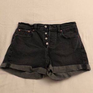 Black Levi shorts.